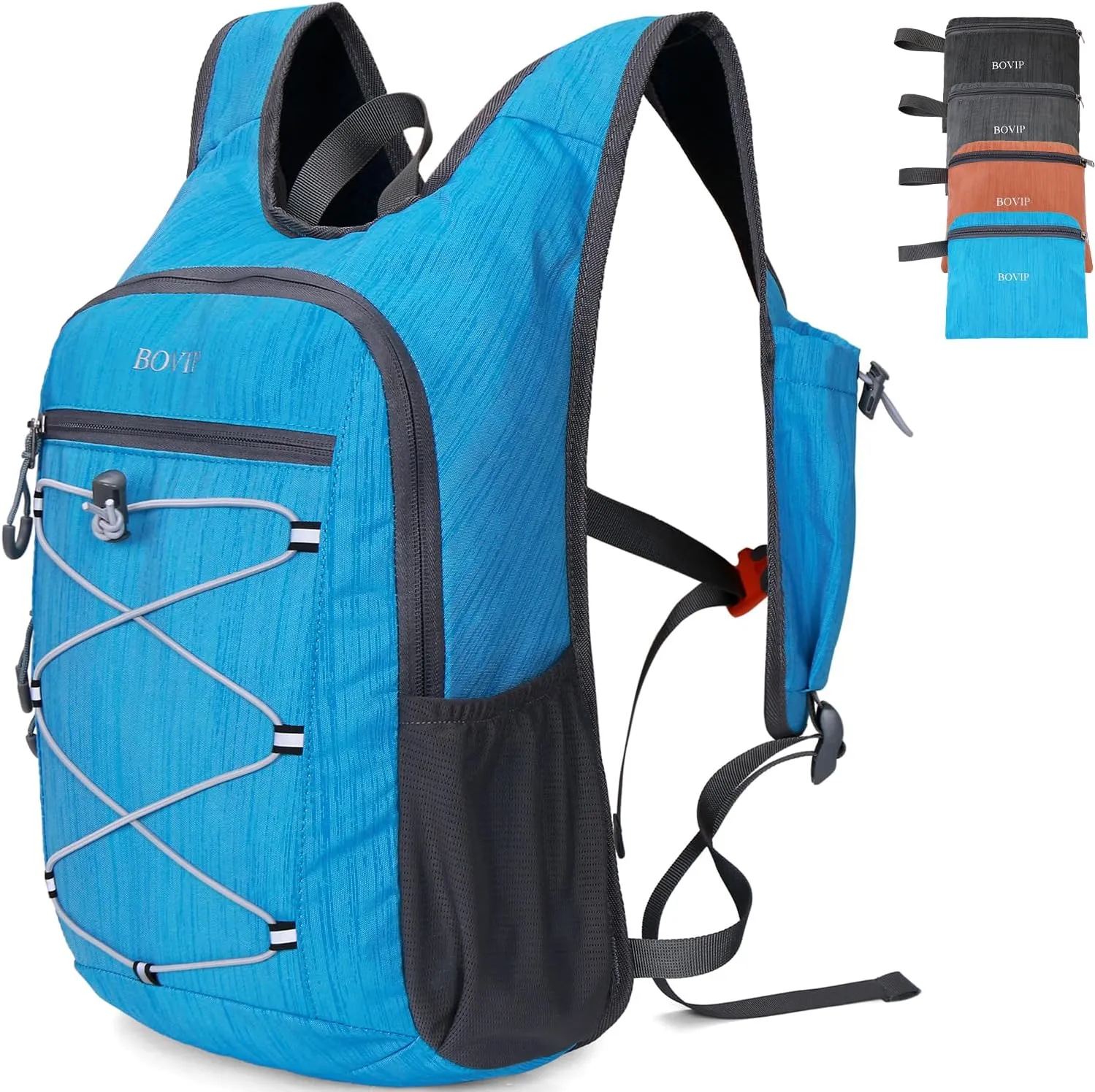 20L Hiking Backpack Lightweight Packable Hiking Daypack Small Travel Outdoor Foldable Shoulder Bag Blue