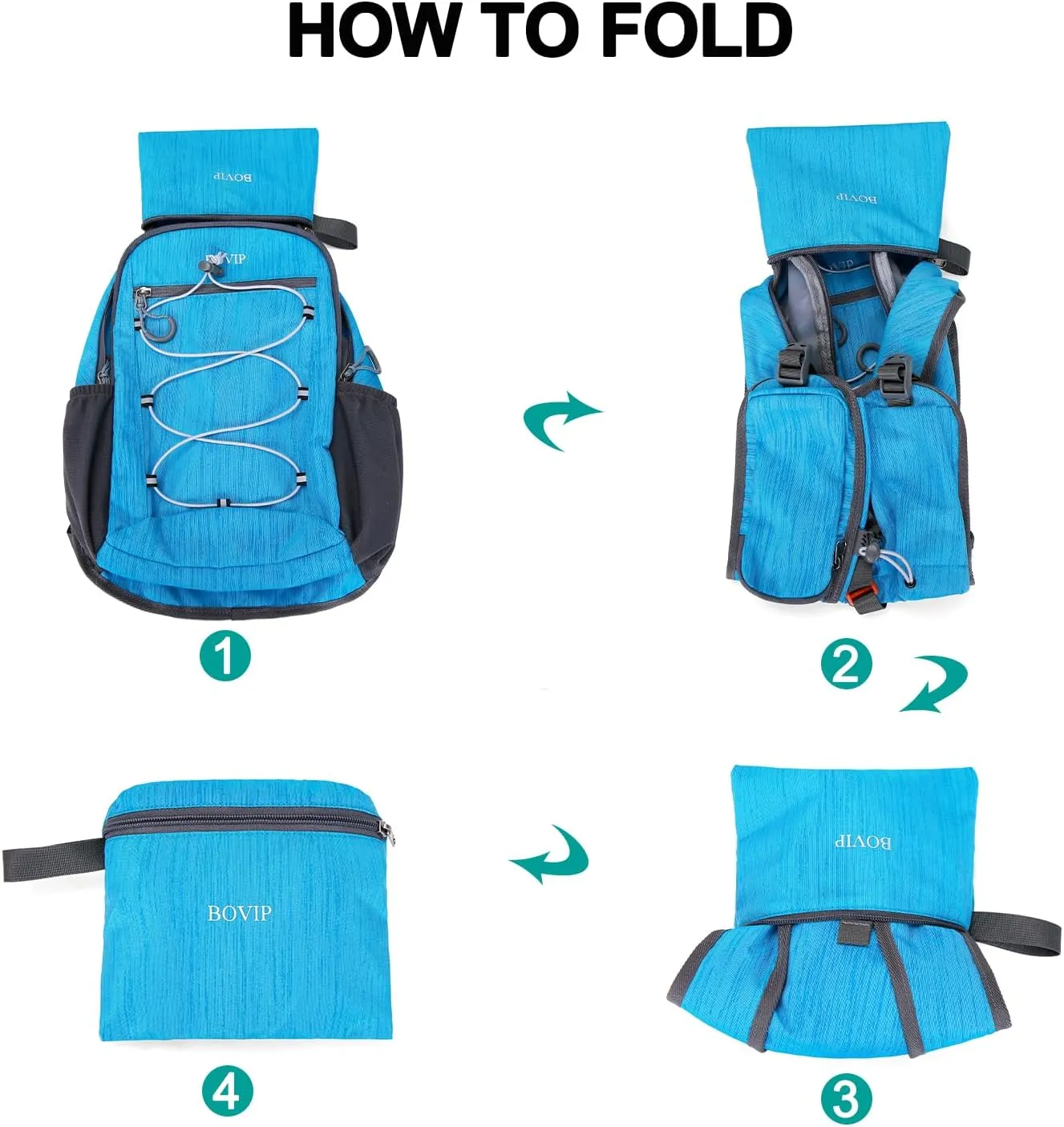 20L Hiking Backpack Lightweight Packable Hiking Daypack Small Travel Outdoor Foldable Shoulder Bag Blue