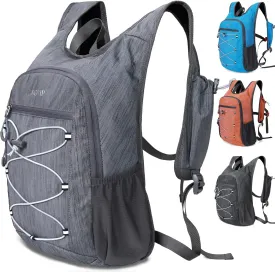 20L Hiking Backpack Lightweight Packable Hiking Daypack Small Travel Outdoor Foldable Shoulder Bag Gray