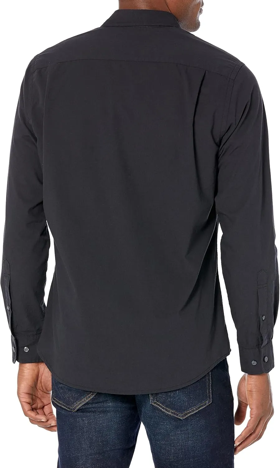 Amazon Essentials Men's Slim-Fit Long-Sleeve Poplin Shirt