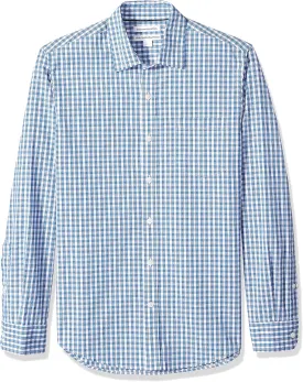 Amazon Essentials Men's Slim-Fit Long-Sleeve Poplin Shirt