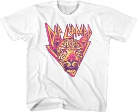 Def Leppard Rock Band Leopard Logo Toddler Short Sleeve T-Shirt Graphic Tee