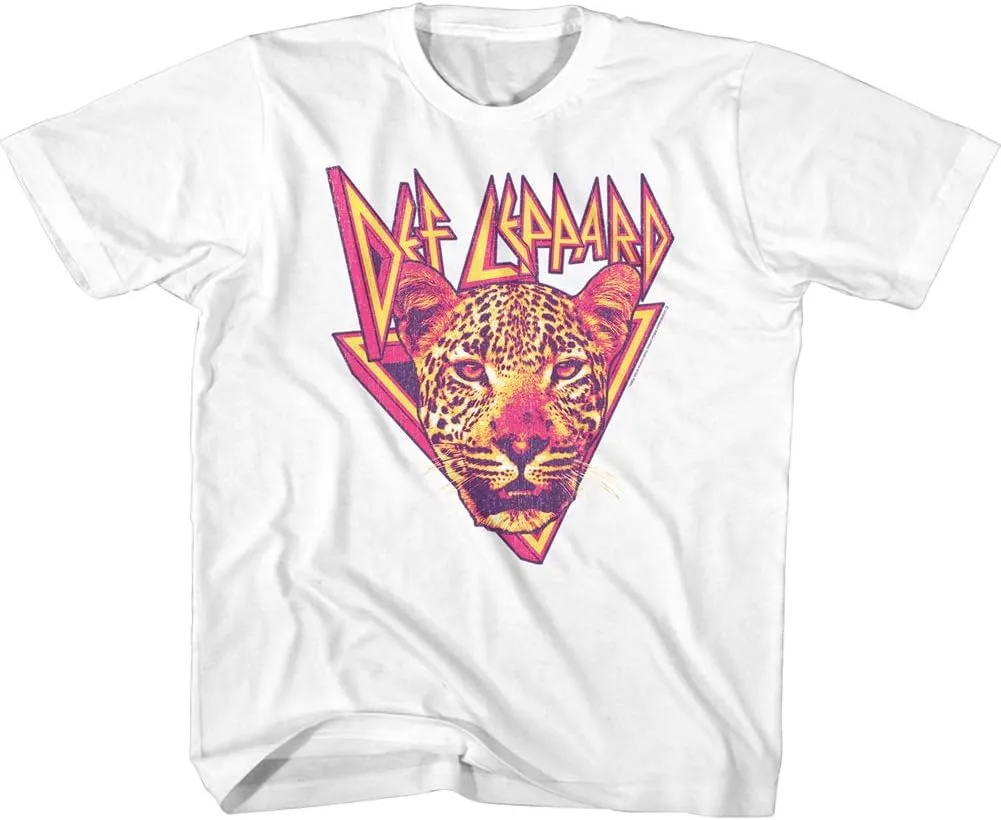 Def Leppard Rock Band Leopard Logo Toddler Short Sleeve T-Shirt Graphic Tee