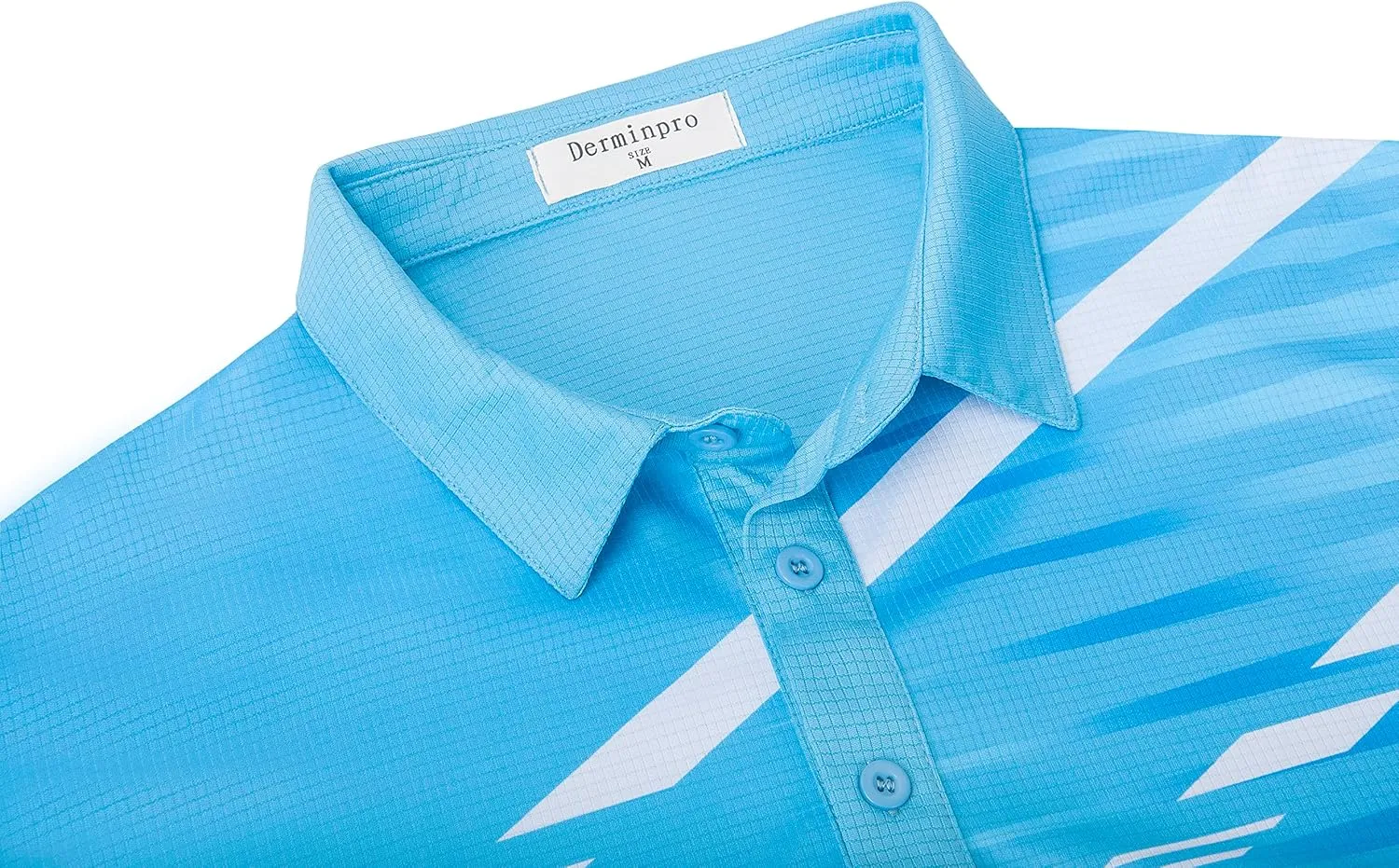Derminpro Men's Fashion Collared Stretch Fit Casual Short Sleeve Quick Dry Golf Polo Shirts