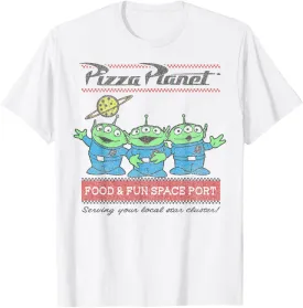 Disney Pixar Toy Story Pizza Planet Aliens T-Shirt