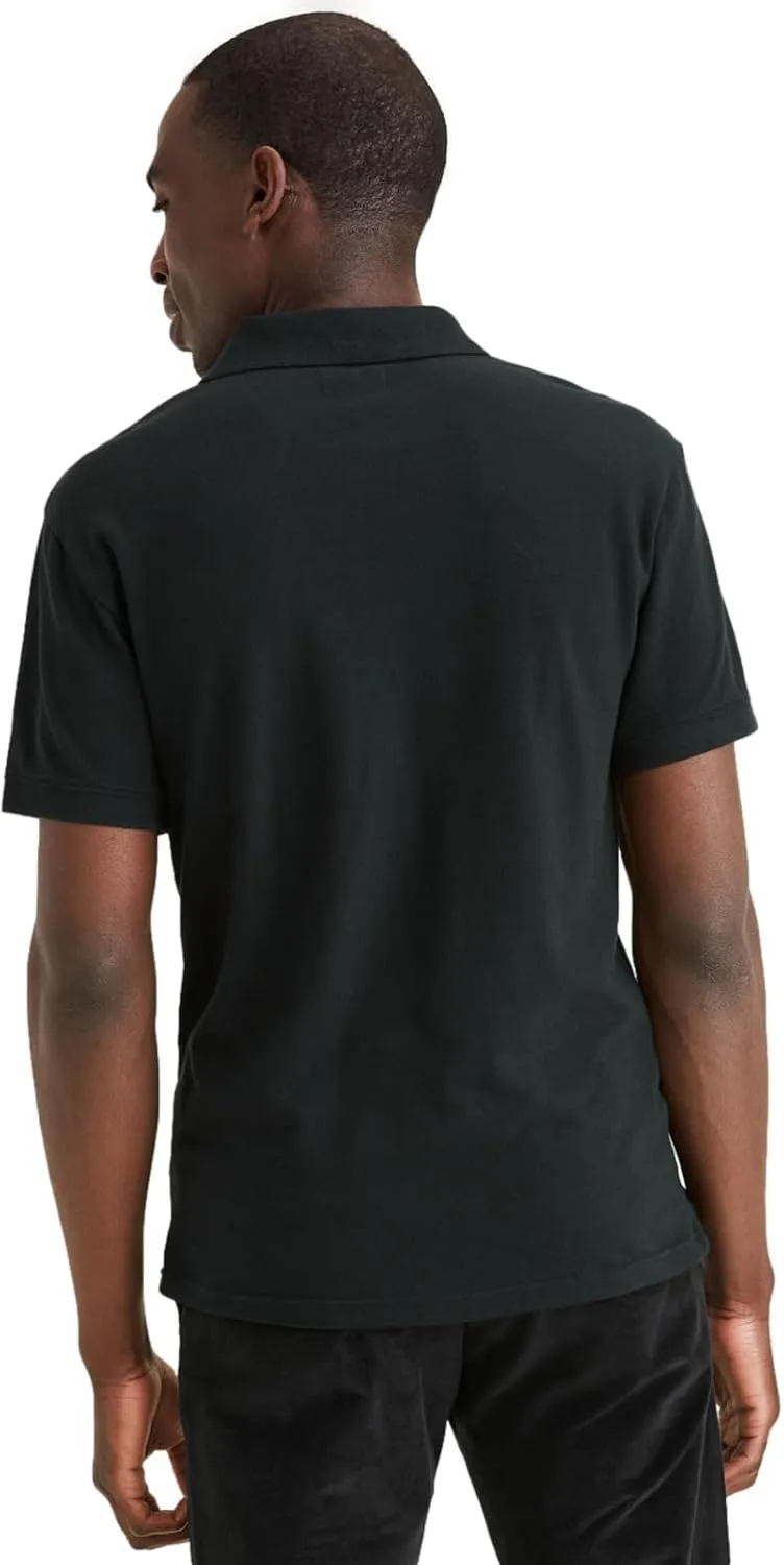 DOCKERS Mens Slim Fit Short Sleeve Polo