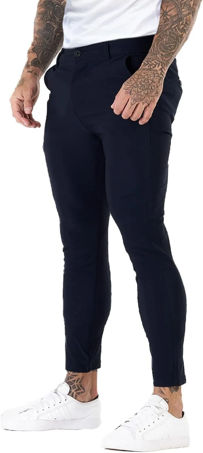 GINGTTO Mens Dress Pants Slim Fit Chino Pants for Men Stretch