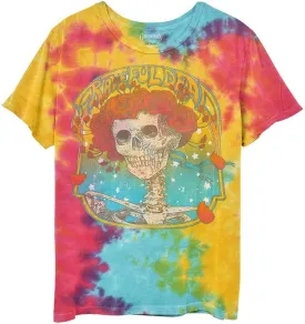 Grateful Dead Kids T Shirt Bertha Frame Band Logo New Official Dye Wash Multi