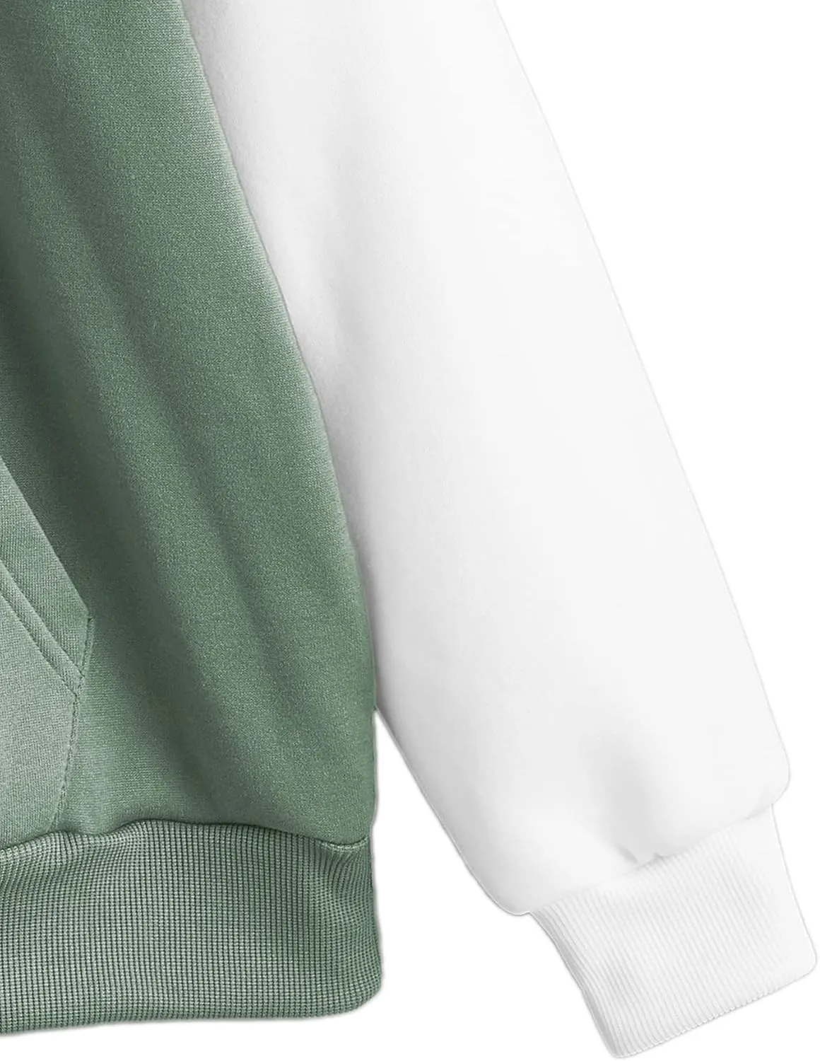 Hilinker Women's Cute Color Block Hoodie Casual Long sleeve Pullover Sweatshirt