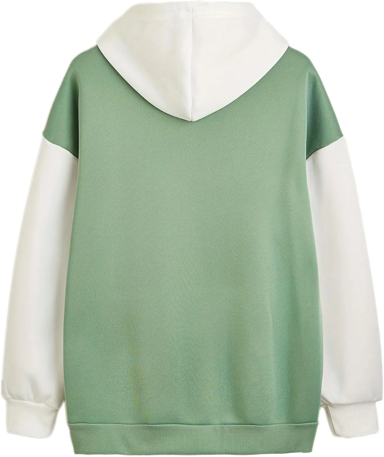 Hilinker Women's Cute Color Block Hoodie Casual Long sleeve Pullover Sweatshirt