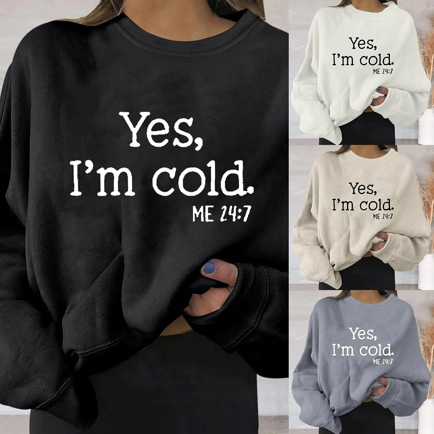 Hoodies for Teen Girls 14-16 Aesthetic Fashion Women's Warm Sweatshirt Casual Long Sleeve O Neck Soft Love