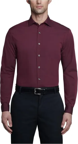 Kenneth Cole Men's Dress Shirt Slim Fit Solid