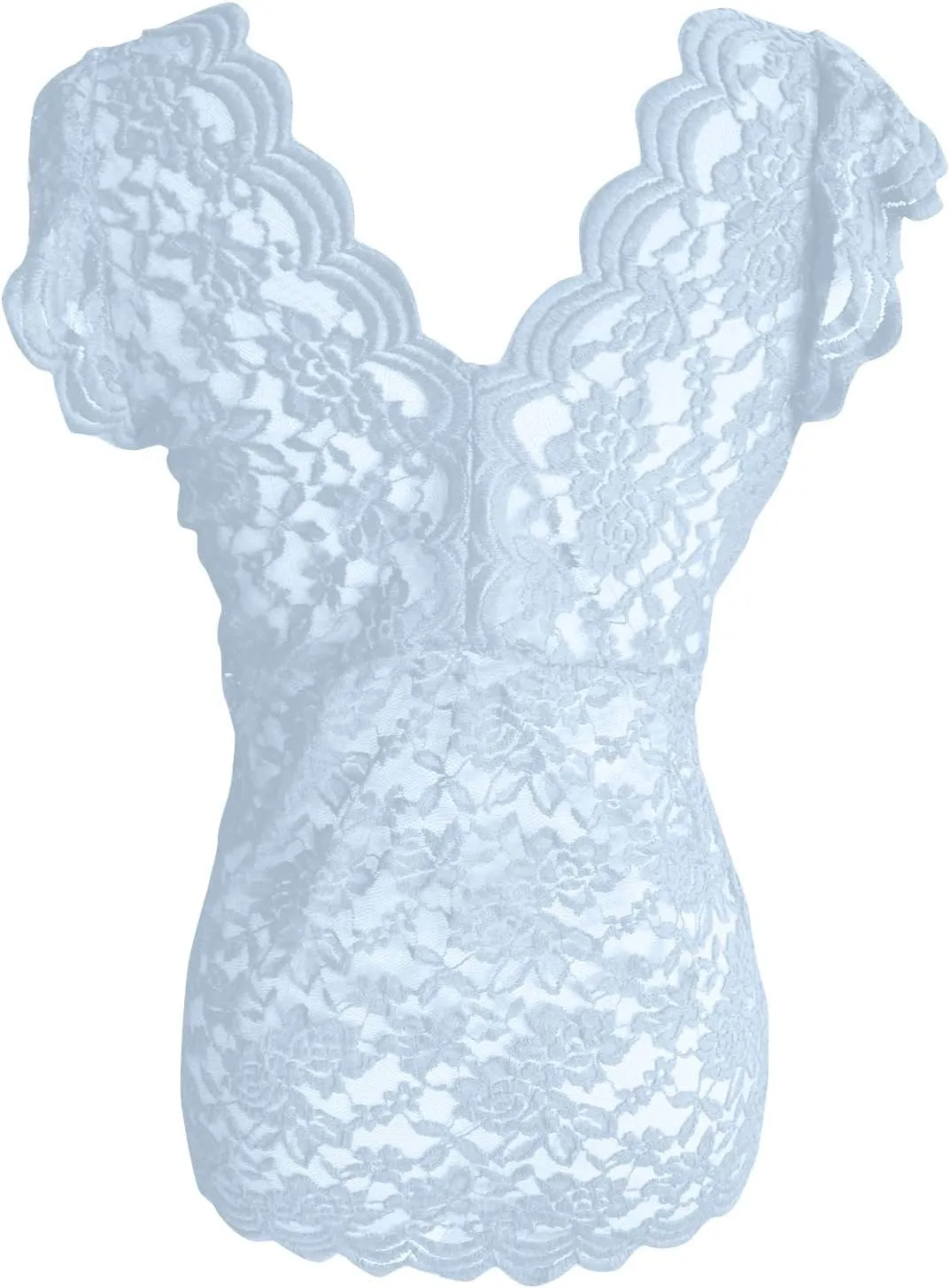 Lastesso Tank Tops Women Trendy Lace Sexy Summer Tops Deep V Neck Sleeveless Slim Fitted Tanks Fashion Going Out Clothes