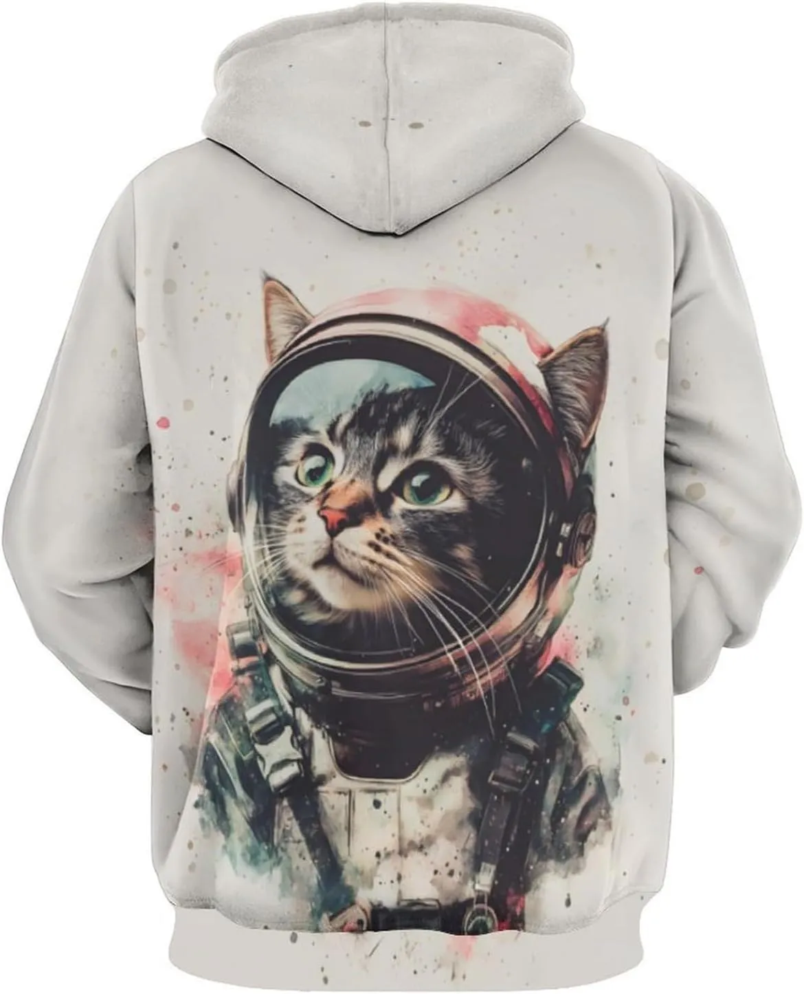 Men's Digital Print Sweatshirts Hooded Top Galaxy Pattern Hoodie