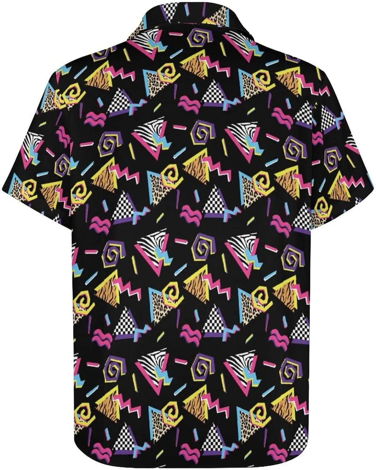 Mens Hawaiian Shirt Casual Button Down Short Sleeve Tropical Beach Holiday Aloha Party Shirt for Men Funny