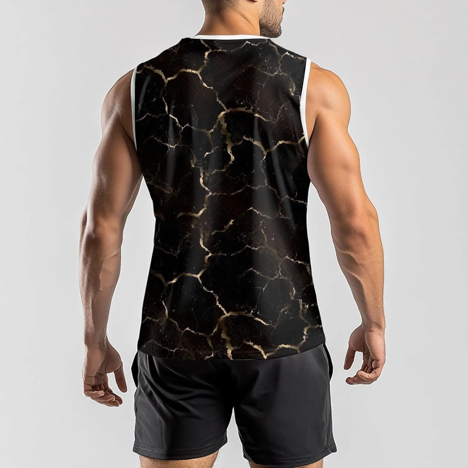 Mens Shaper Tank Top Big and Tall V Neck Sleeveless Muscle Summer Athletic Shirts for Men Gym Undershirts Tank
