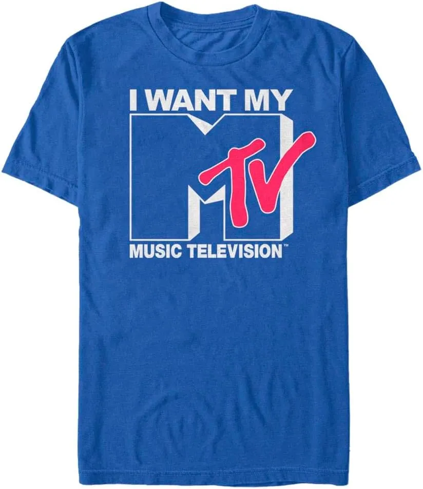 Nickelodeon Young Men's Standard Want Logo T-Shirt