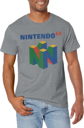 Nintendo Men's N64 Logo Short Sleeve T-Shirt