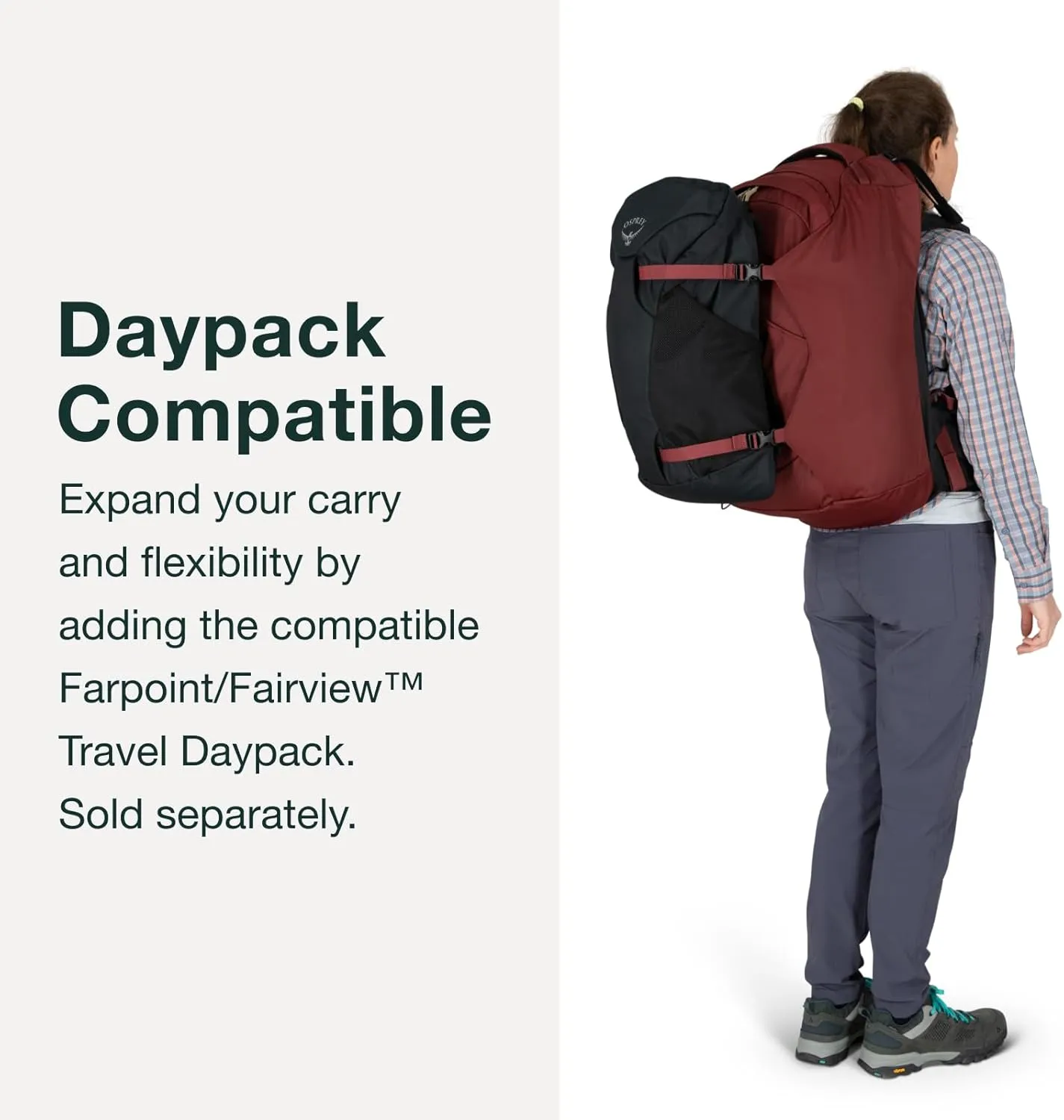 Osprey Fairview 40L Women's Travel Backpack, Night Jungle Blue