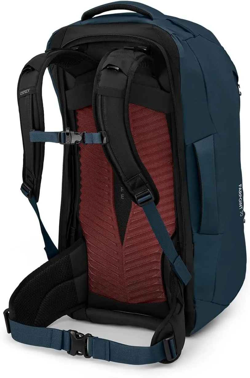 Osprey Farpoint 70L Men's Travel Backpack, Muted Space Blue