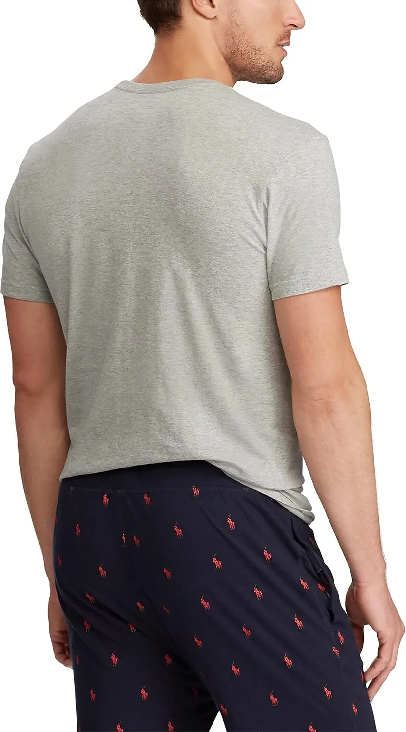 RALPH LAUREN Men's Slim Fit Cotton Crew Undershirts, 3 Pack