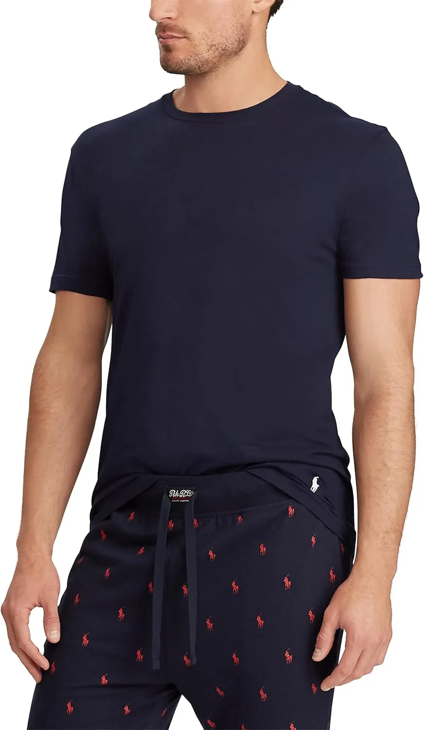 RALPH LAUREN Men's Slim Fit Cotton Crew Undershirts, 3 Pack