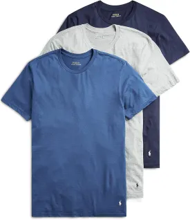 RALPH LAUREN Men's Slim Fit Cotton Crew Undershirts, 3 Pack