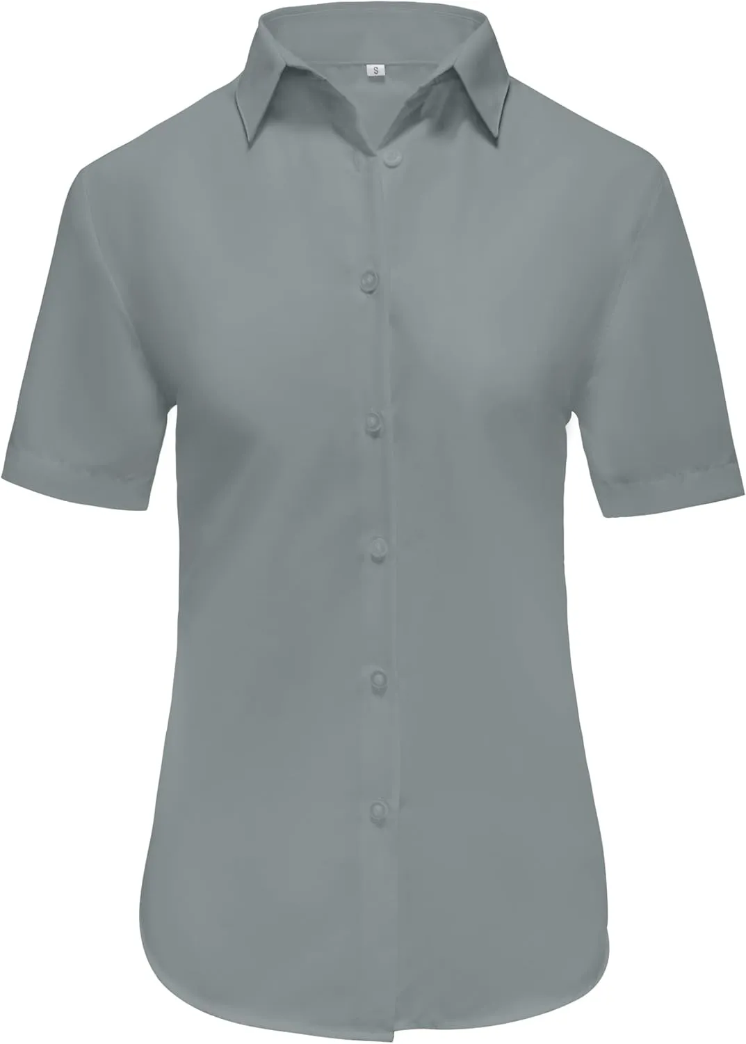 Ruisin Super Soft Wrinkle Resistant Womens Plain Button Down Shirts for Women Short/Long Sleeve Blouses Shirt Tops