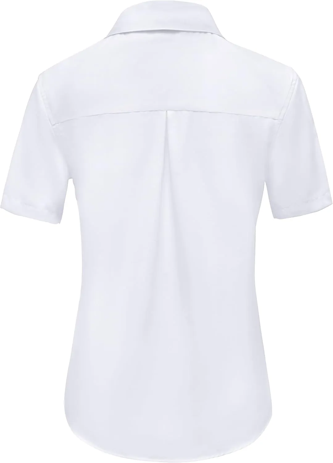 Ruisin Super Soft Wrinkle Resistant Womens Plain Button Down Shirts for Women Short/Long Sleeve Blouses Shirt Tops