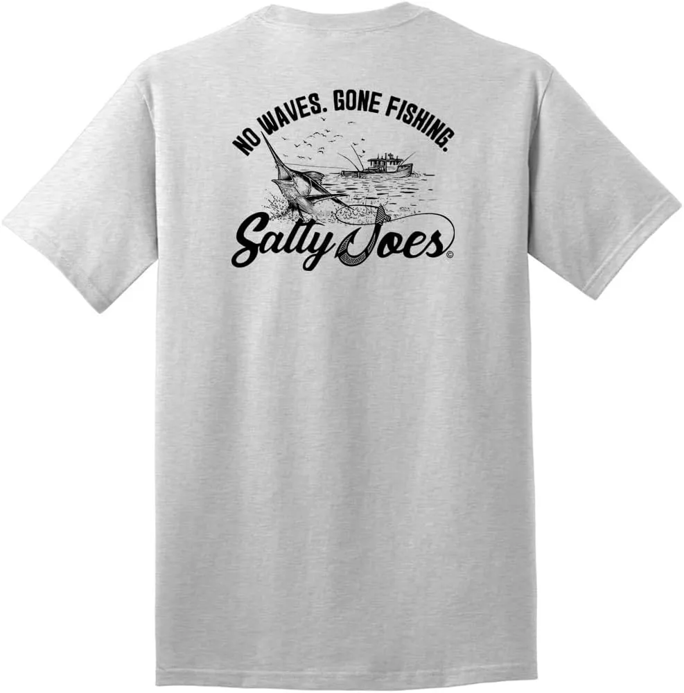 Salty Joe's Men's Custom Graphic Logo Heavyweight Cotton T-Shirts
