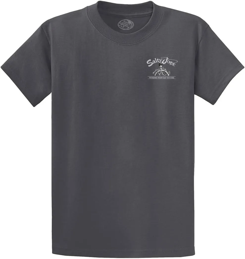 Salty Joe's Men's Custom Graphic Logo Heavyweight Cotton T-Shirts