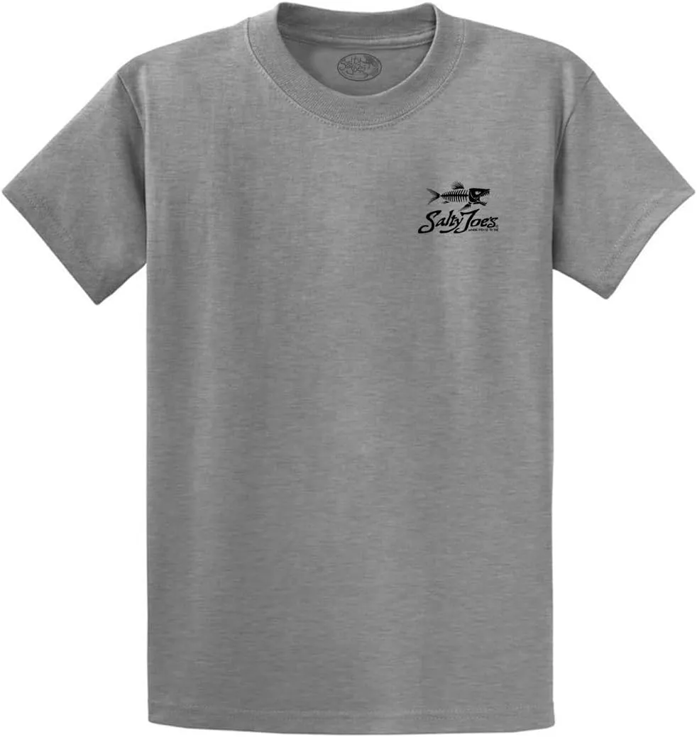 Salty Joe's Men's Custom Graphic Logo Heavyweight Cotton T-Shirts