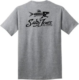 Salty Joe's Men's Custom Graphic Logo Heavyweight Cotton T-Shirts