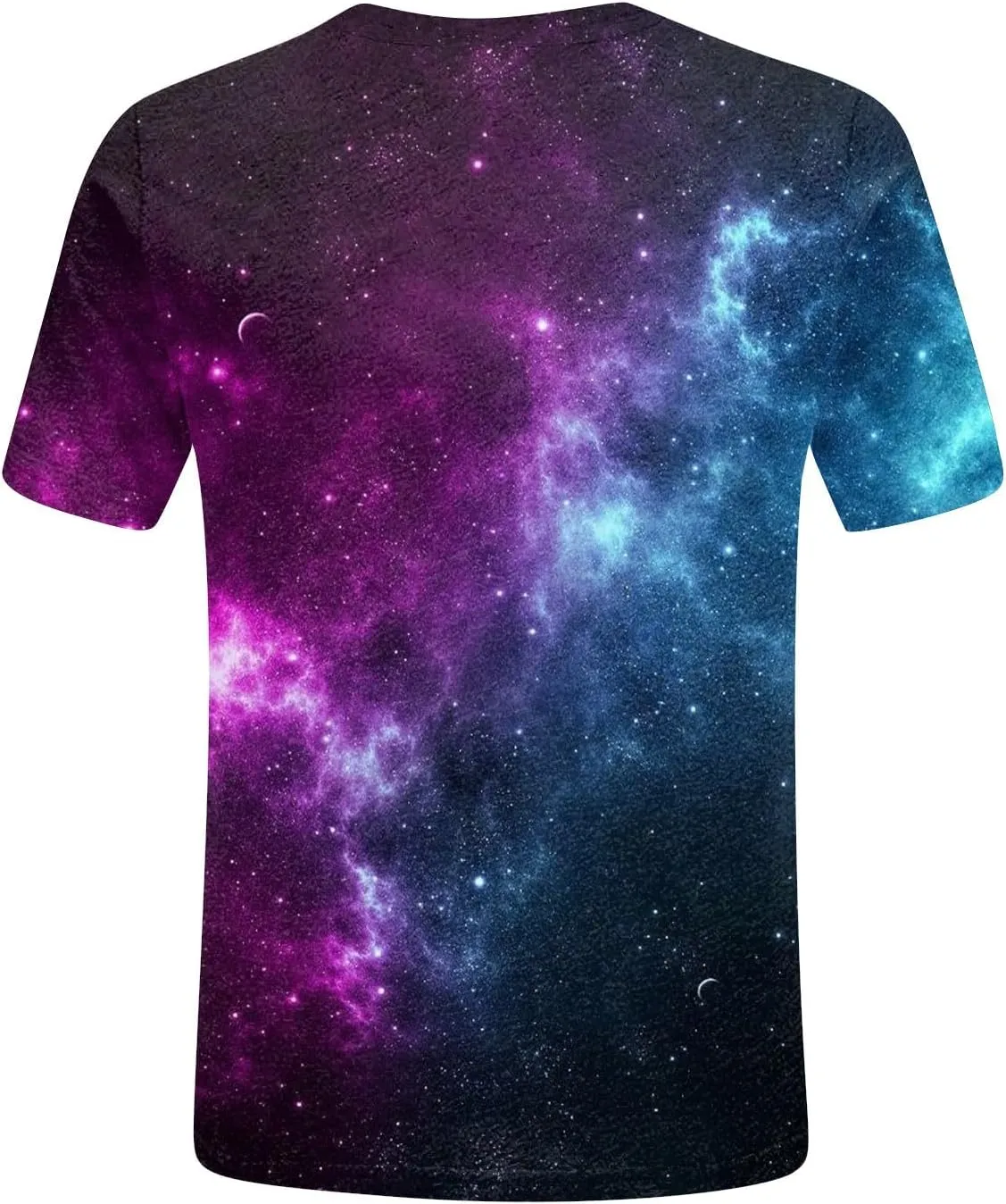 Summer Top for Women 2024 Novelty 3D Galaxy Universe Graphic Tees Short Sleeve Shirts Casual Cotton Tshirt Teen Girls Clothes