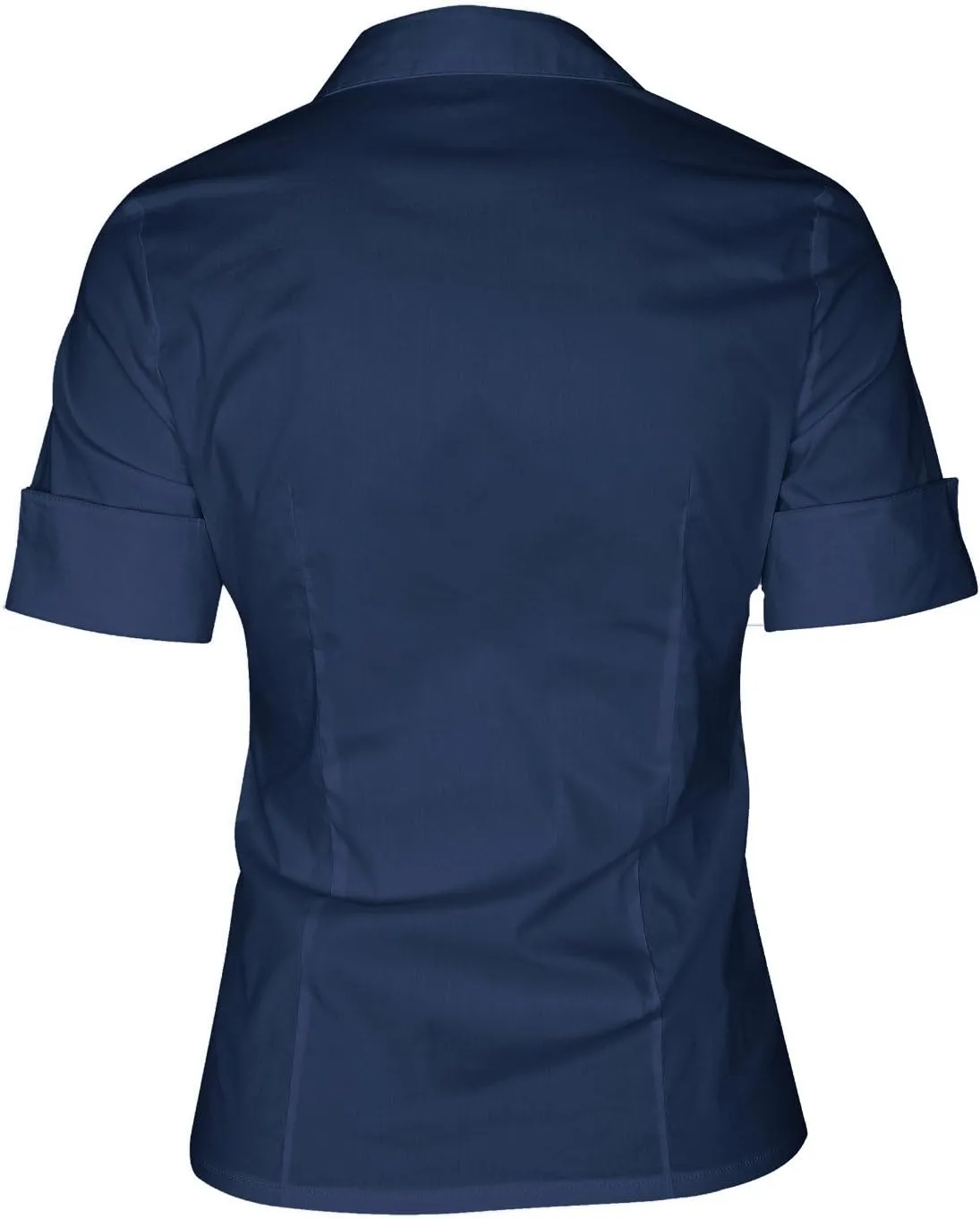 SUNNOW Womens Button Down Shirts Tailored Short Sleeve Shirt Basic Simple Stretch Wrinkle Free Formal Work Blouses