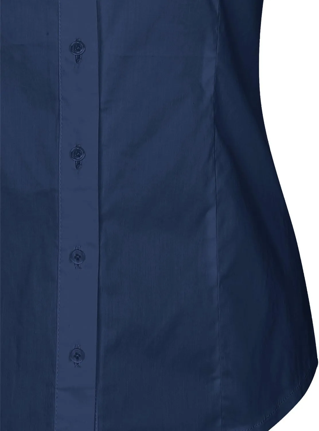 SUNNOW Womens Button Down Shirts Tailored Short Sleeve Shirt Basic Simple Stretch Wrinkle Free Formal Work Blouses