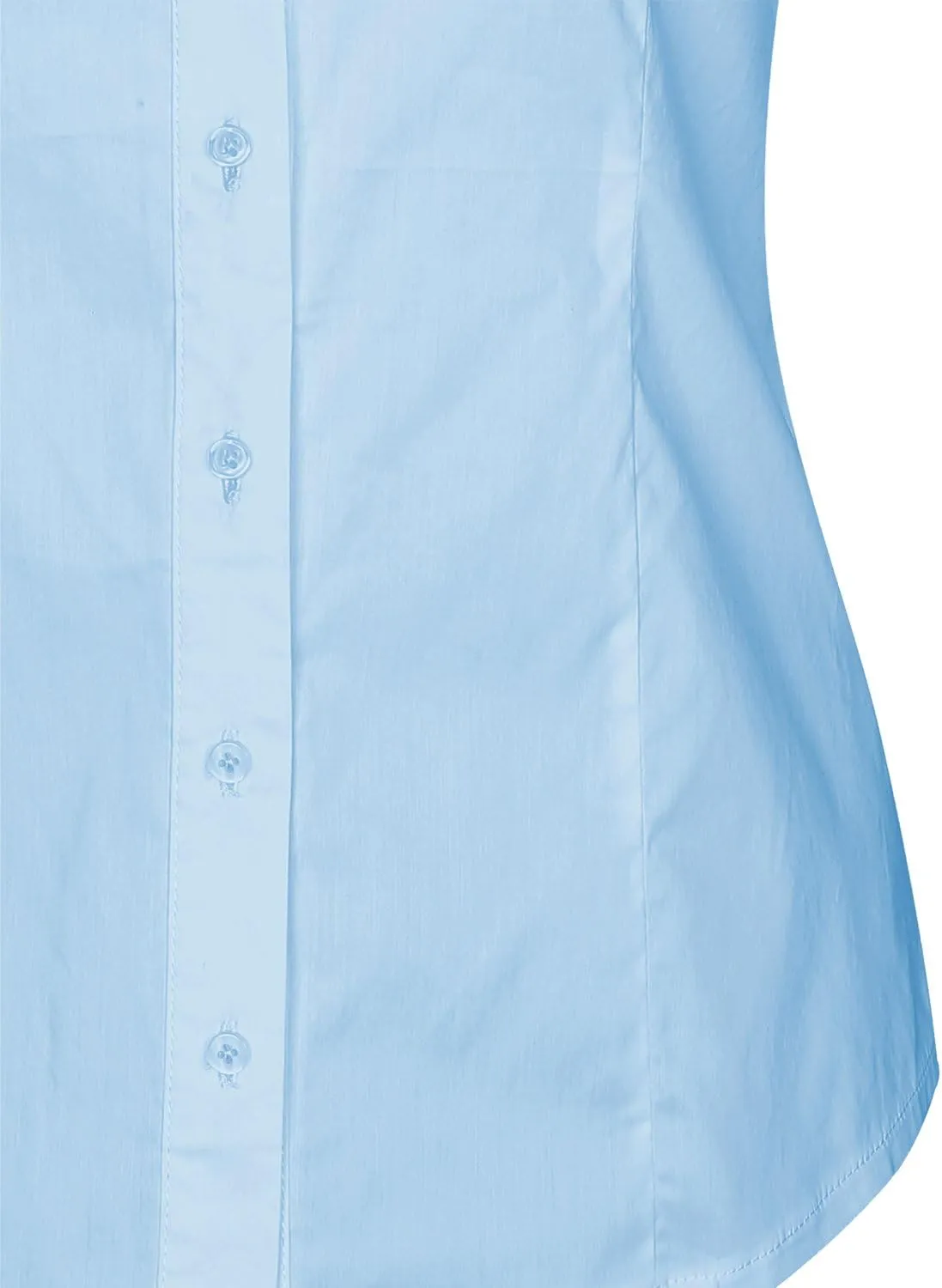 SUNNOW Womens Button Down Shirts Tailored Short Sleeve Shirt Basic Simple Stretch Wrinkle Free Formal Work Blouses