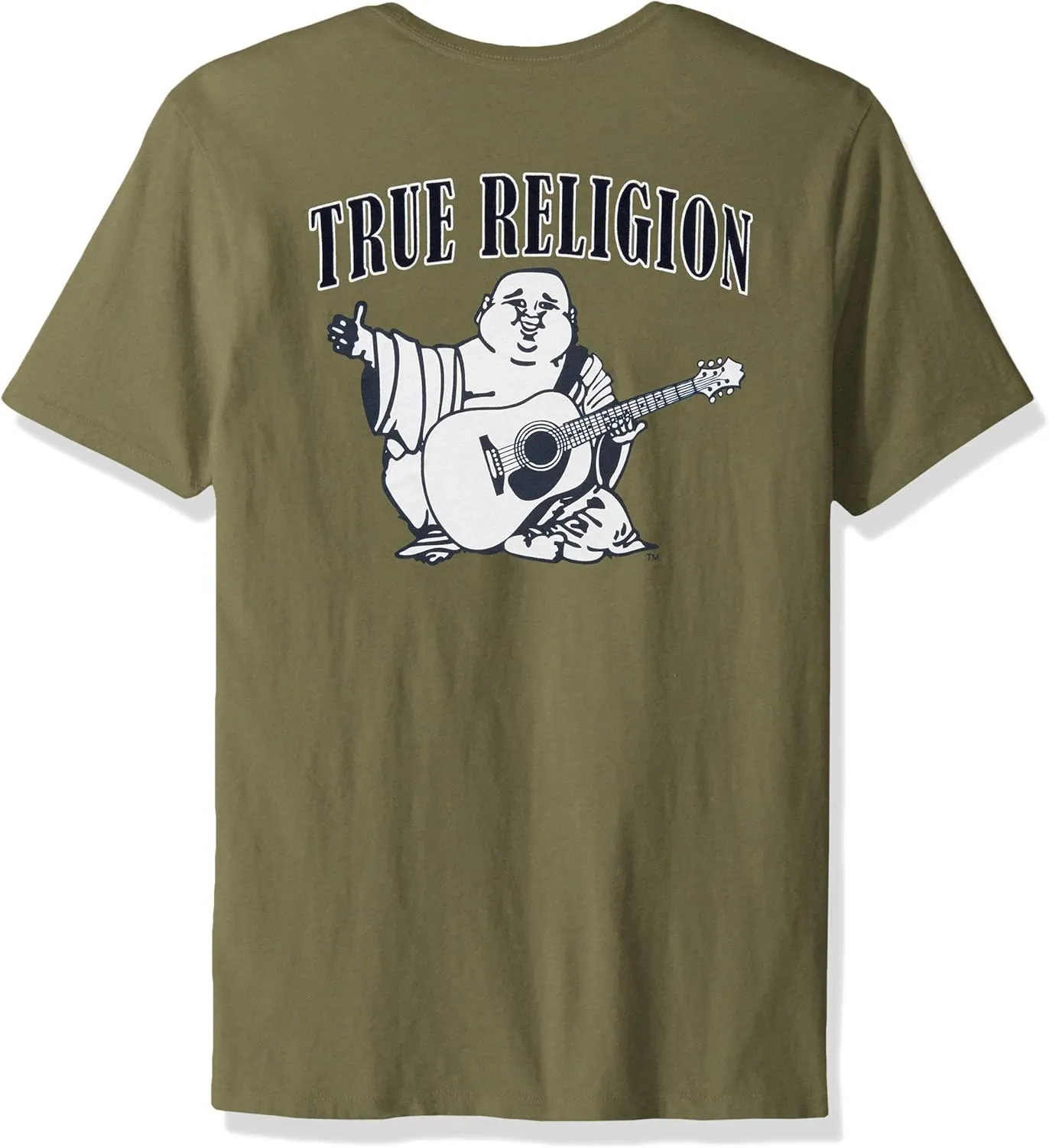 True Religion Men's Buddha Logo Short Sleeve Tee