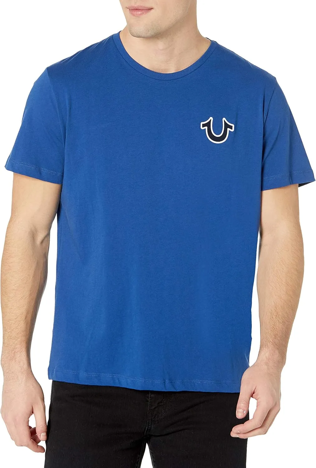 True Religion Men's Buddha Logo Short Sleeve Tee