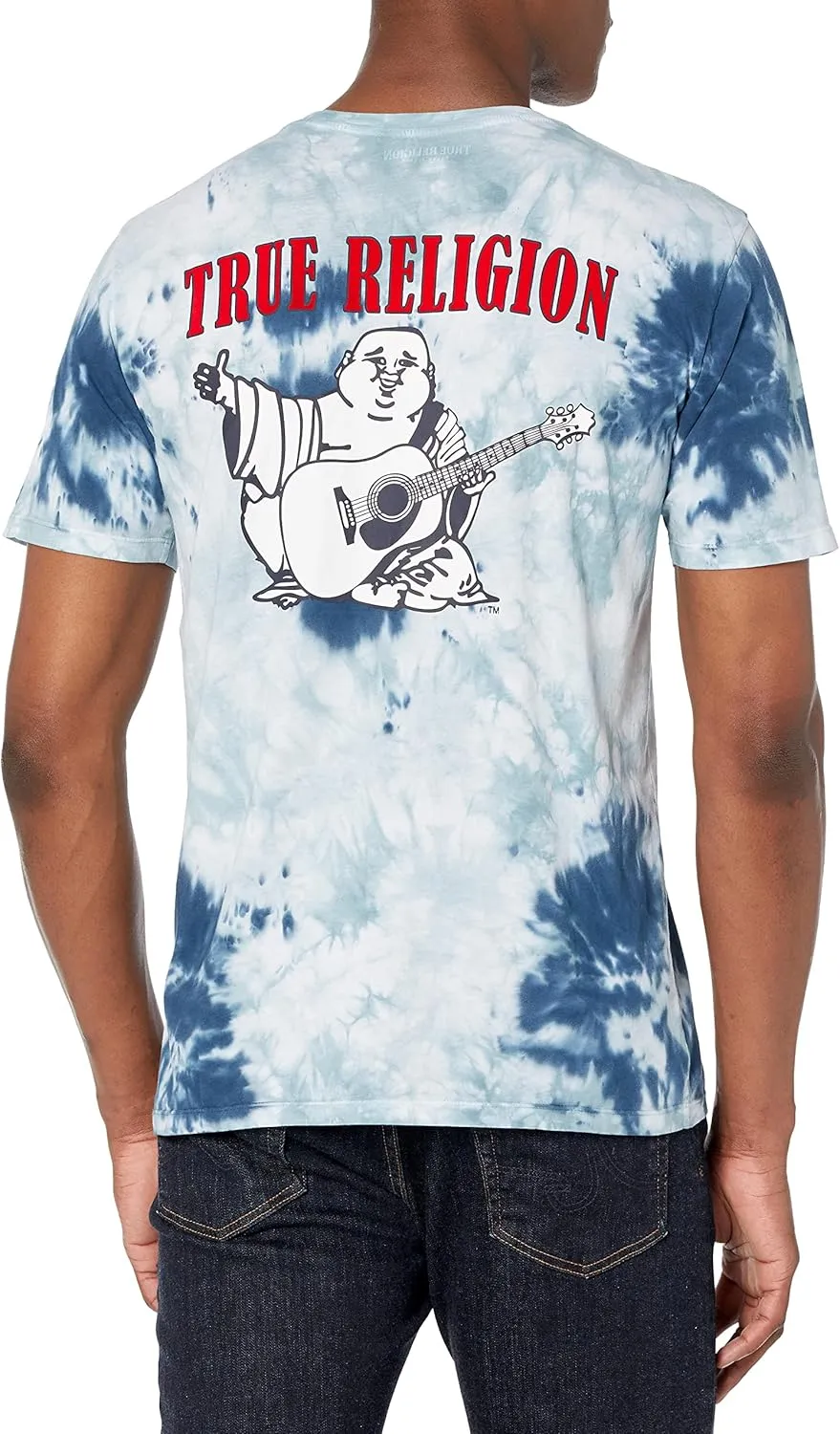 True Religion Men's Buddha Logo Short Sleeve Tee