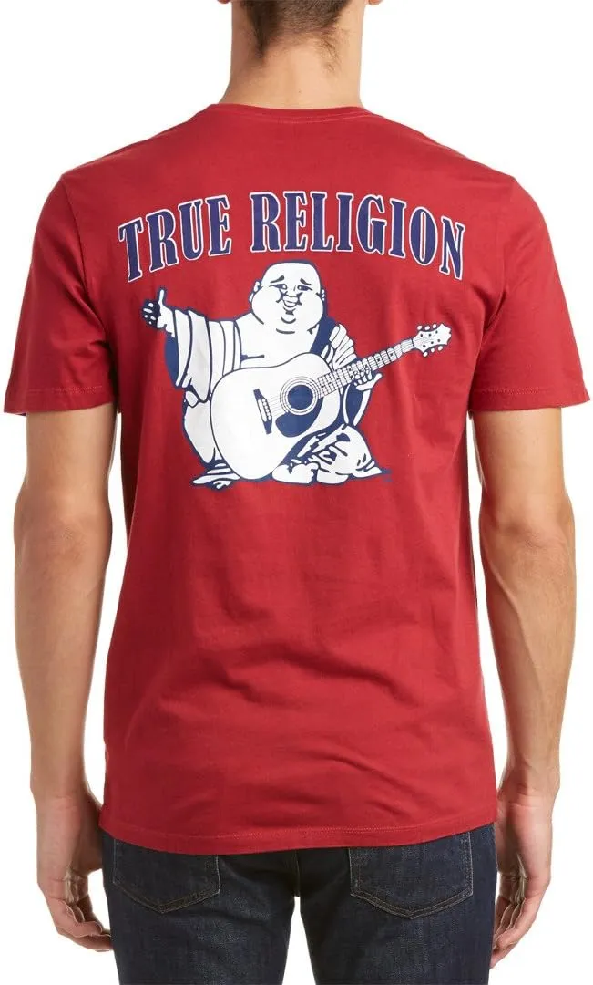 True Religion Men's Buddha Logo Short Sleeve Tee