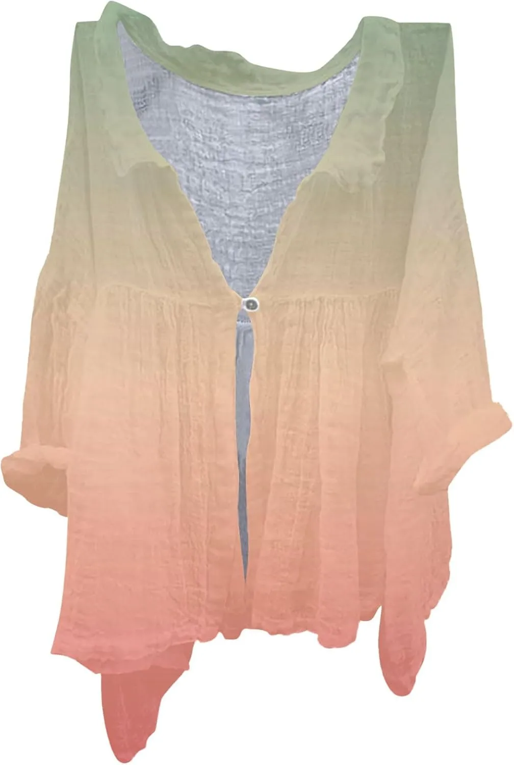 Womens V Neck Blouses Tops Women's Floral Butterfly Print Natural Autumn Fragrant Shirts Long Sleeve Cotton