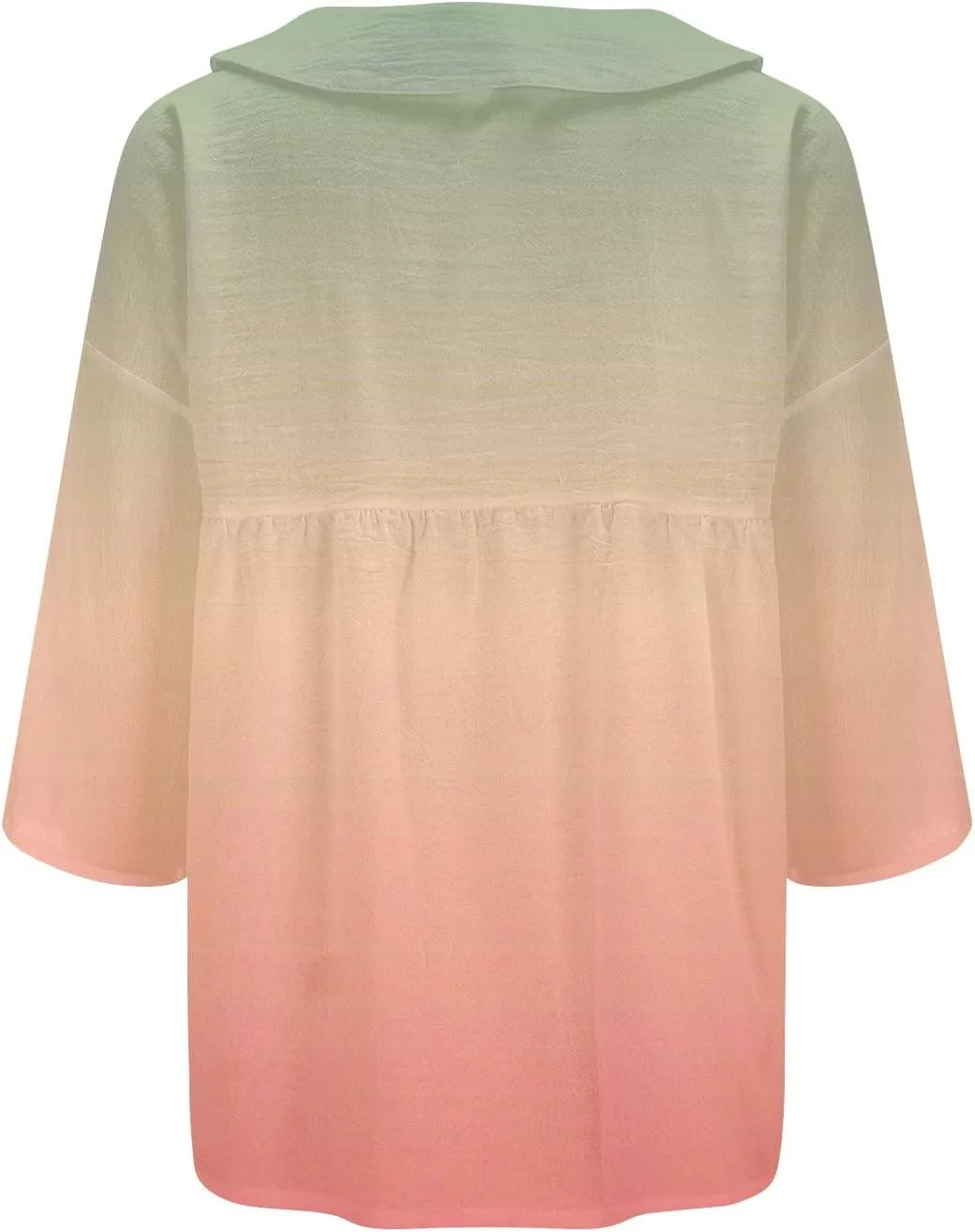 Womens V Neck Blouses Tops Women's Floral Butterfly Print Natural Autumn Fragrant Shirts Long Sleeve Cotton